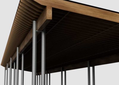 Carport side view