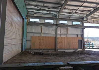 Exco showing end door in place