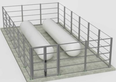 Propane Enclosure before siding