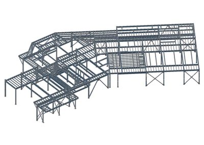 rendering of large sawmill structure blurry01