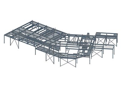 rendering of large sawmill structure blurry02