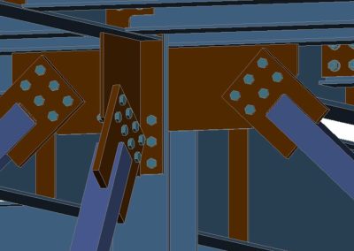 rendering steel plates closeup sawmill structure7